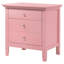 Charmante table de chevet rose avec rangement-112831531