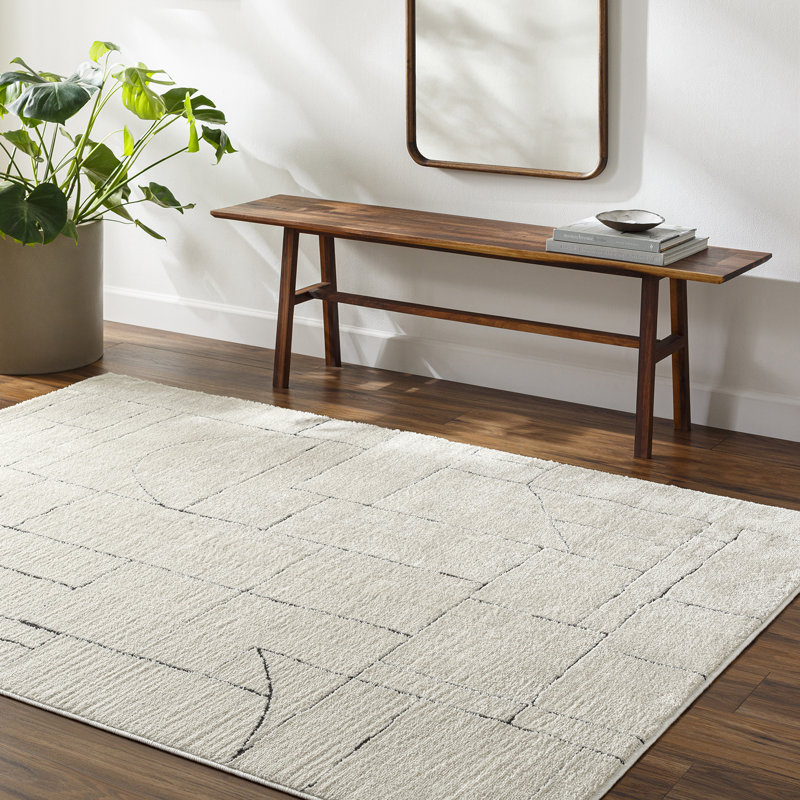 Abstract 200cm X 275cm Area Rug, Rectangle 160cm x 213cm