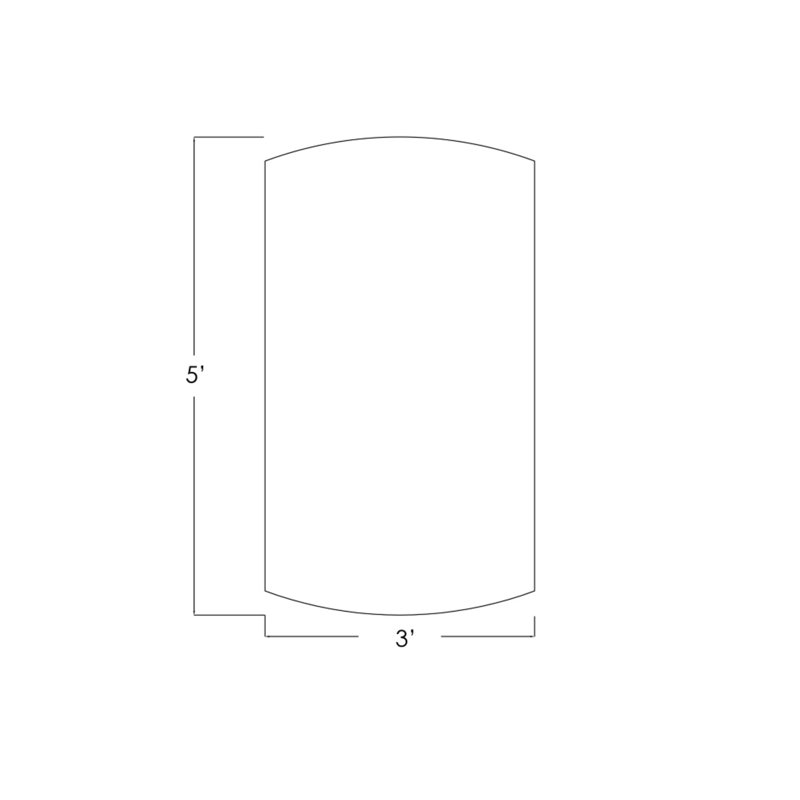 Table de conférence Pavert Arc Unité électrique, Blanc classique, Argent, H 30 po x l 60 po x P 36 po