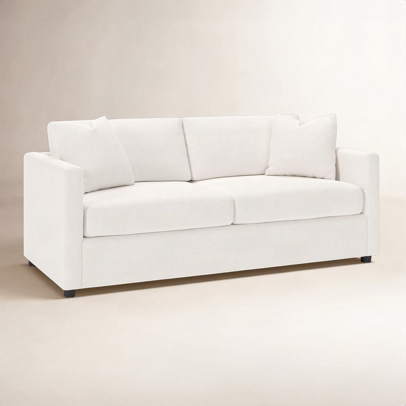 Godwin 75" Sofa, Nomad Snow Crypton® Chenille