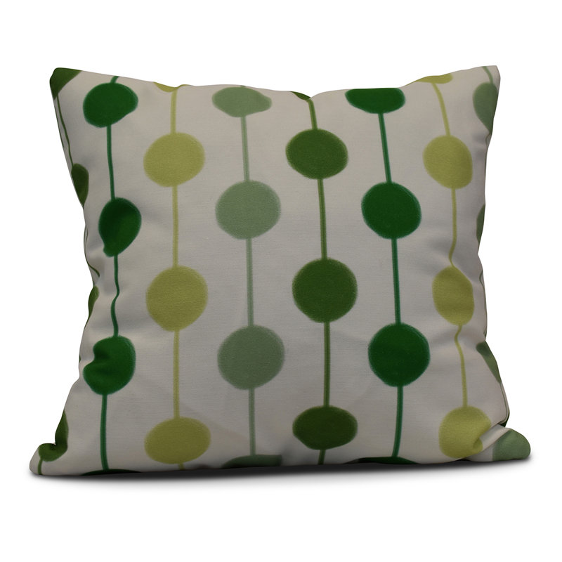 Housse et insert de coussin Funky Junky, 16 po x 16 po, Vert