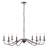 Wicklow Bohemian Farmhouse Iron LED Chandelier-747549267-803211181