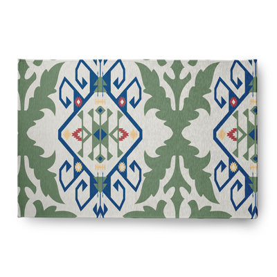 Chenille Ikat Indoor Rug