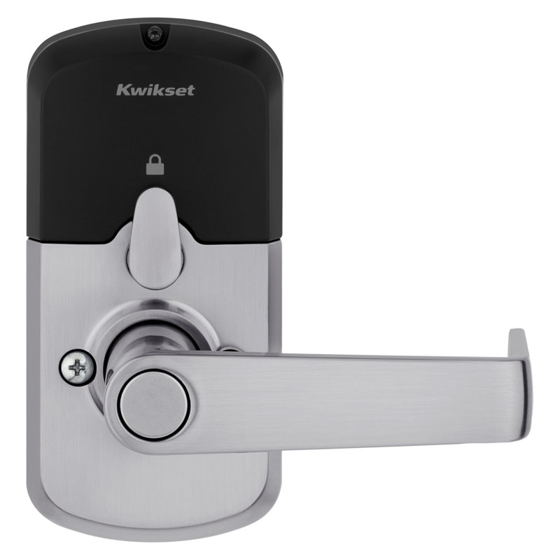 955 SmartCode Electronic Kingston Lever featuring SmartKey Security, Satin Chrome
