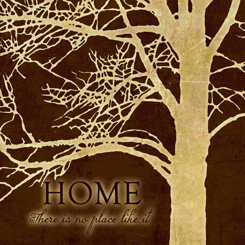 Tree Words Words - Wrapped Canvas Painting, 36" H x 36" W