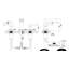 Mounting / Installation Required 2-handle Bathroom Faucet with Drain Assembly-98303459