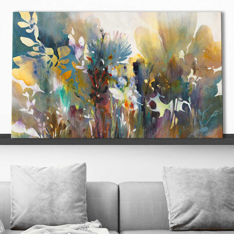 Heartfelt - peinture à cadre flottant, Toile tendue, H 28 po x l 48 po x P 1,5 po