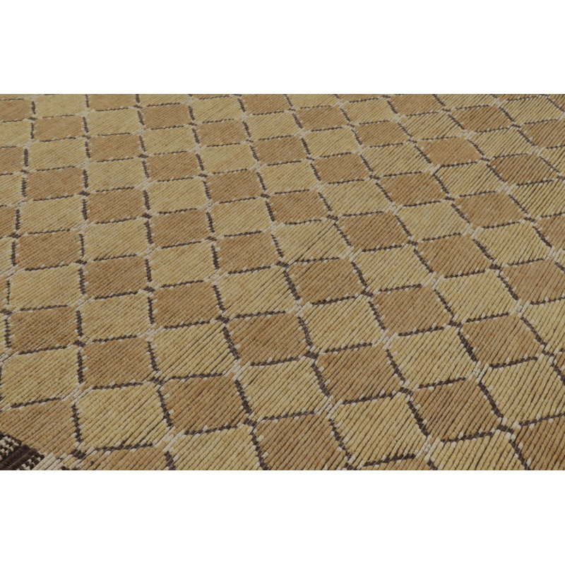 Scandinavian One-of-a-Kind 8'0X10'0 Hand Knotted Area Rug