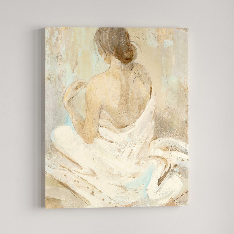 «Abstract Figure Study II», reproduction d'art, H 20 po x l 16 po, Toile tendue, Sans cadre