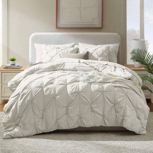 Ensemble d'édredon plissé avec draps Bed-in-a-Bag