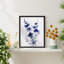"Bureau de fleurs mauves, réalisme, nature rustique, détente / calme multicolore" sur papier-98266735-98266740
