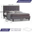 Lilesville Upholstered Bed with Mattress