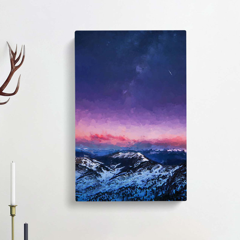 The Dolomites In Italy In Abstract - Wrapped Canvas Print, 50cm H x 35cm W x 3cm D