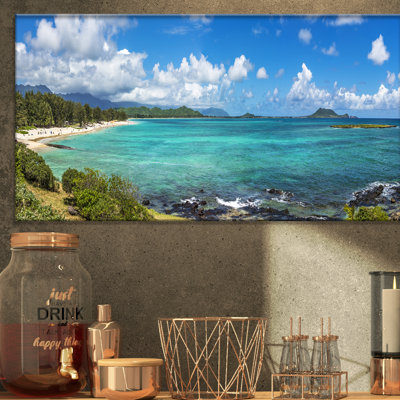 Reproduction de photo sur toile tendue kailua beach