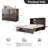 Murphy Cabinet Bed,multi-functional Cube Cabinet Bed With Mattress & Usb Charging Station,Mobile Wall Bed Chest With Storage Drawers For Bedroom Office-1169178377