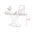 Console légère en pierre frittée de style luxueux.-129488544