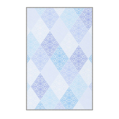 Premium Hall Carpet, 2.6 x 6.6 Feet, 100% Polyester, 0.3 in Pile Height | Antibacterial, Non-Slip Underside, Machine Washable | 3D Digital Print Design, Durable & Stylish for Entryways, Living Rooms & More
