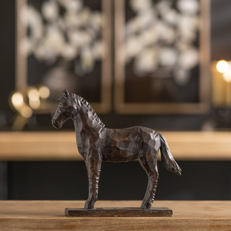 Cheval debout avec base (ensemble de 2)