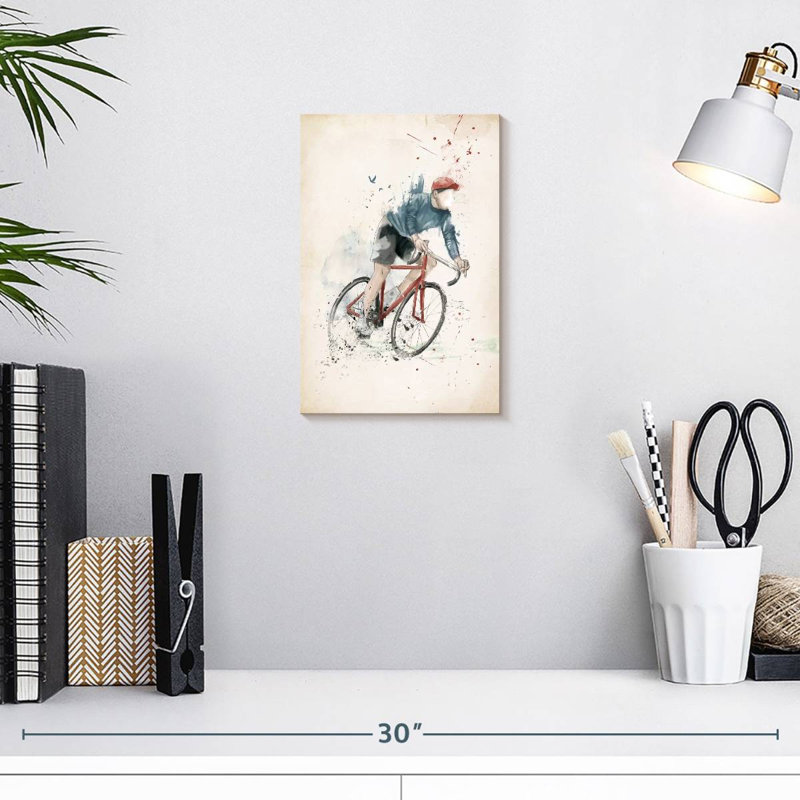 Mehar «I Want To Ride My Bicycle», H 12 po x l 8 po