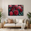 «Botanical Geraniums», art mural en métal noir-1148350805