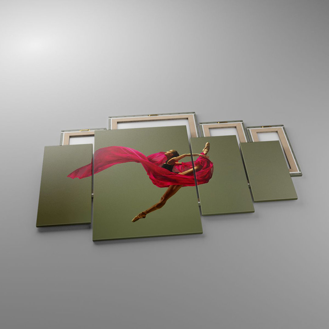 4-tlg. Fotodruck-Set Dancer Ballet Artist