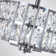 3-Light Crystal Ceiling Light Fixture Semi Flush Mount Chandelier with Drum Shade
