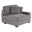 Upholstered Side Chair with Footstool-267339692