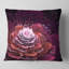 Fleur fractale rouge et blanche - coussin à imprimé floral-30727966-30727962