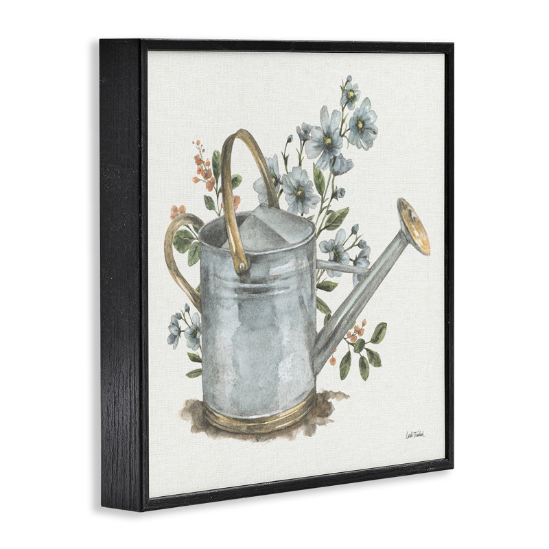 Art de giclée encadrée par Leslie Trimbach, H 12 po x l 12 po, Giclée encadrée noir minuit