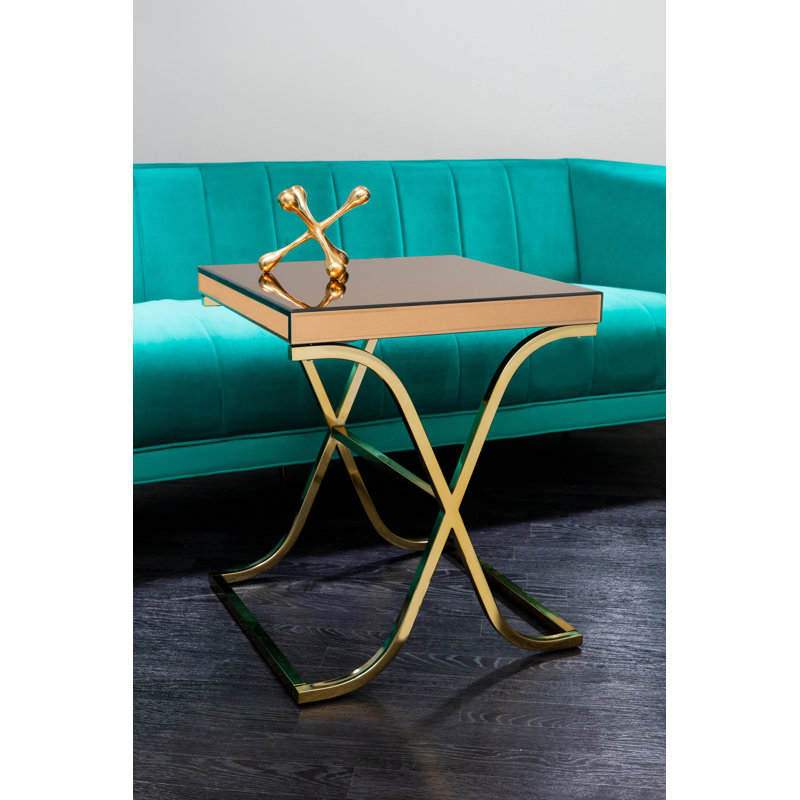 Clegg Glass Top End Table