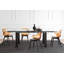 Levante Glass Extendable Table with Wooden Legs-1685829128-1641701551