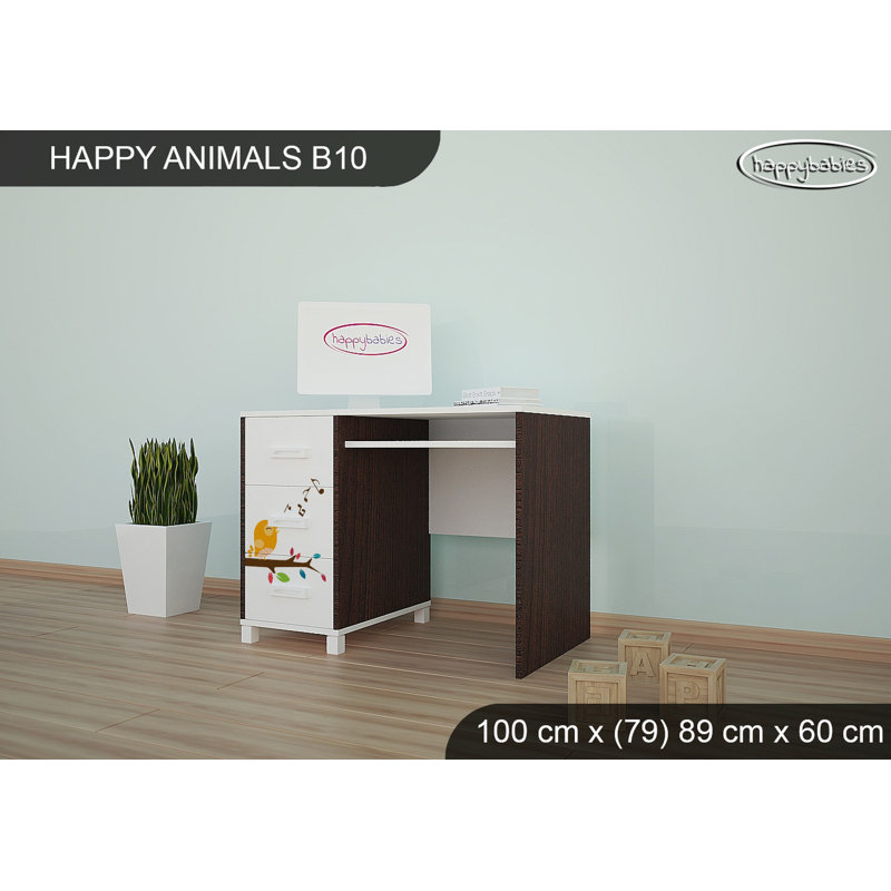 100cm Writing Desk, Chestnut