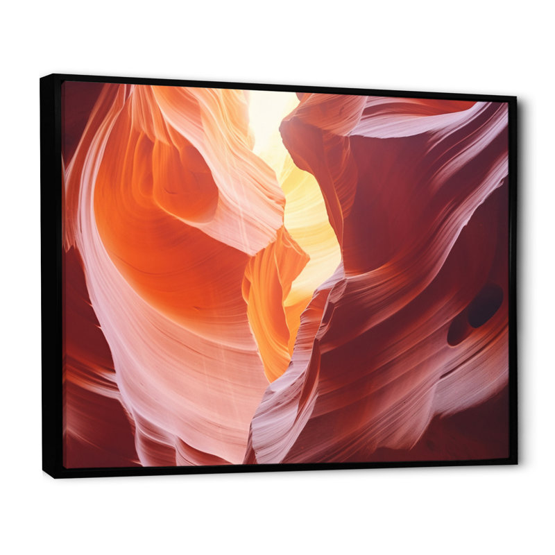 " Canyon Antelope Harmony II ", Black Floater Framed, 34" H x 44" W x 1.5" D