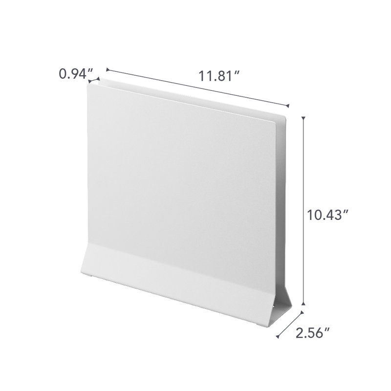 Yamazaki Home Placemat Stand, Steel, White