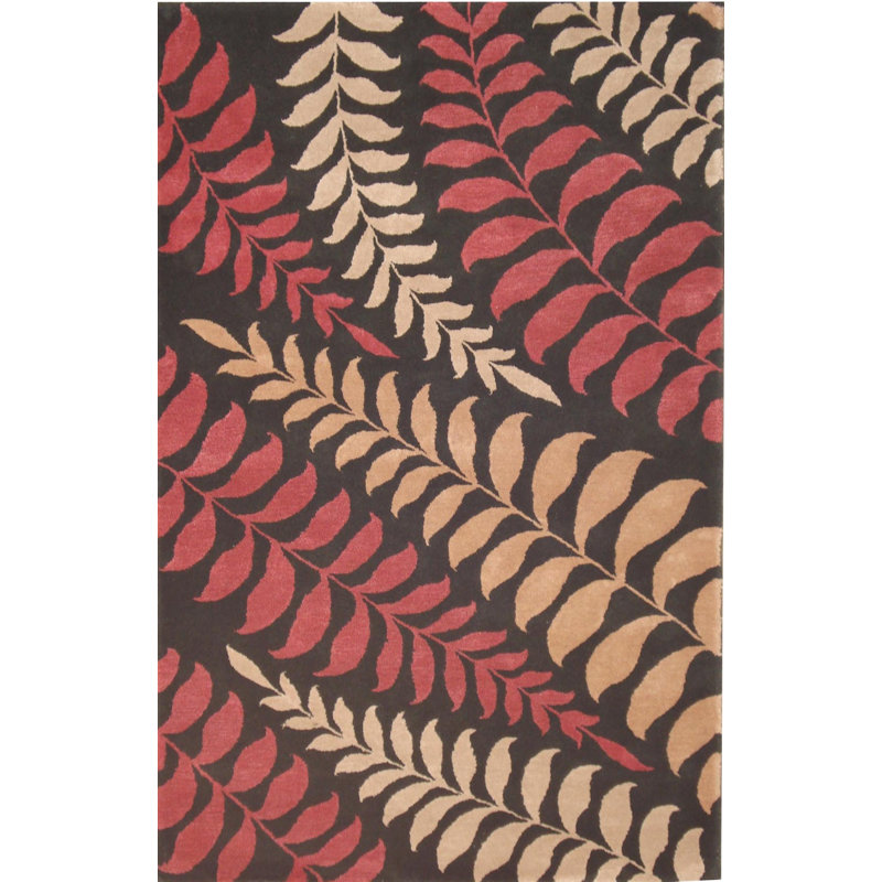 Eliana Wool Floral Indoor Rug, Rectangle 8' x 11'