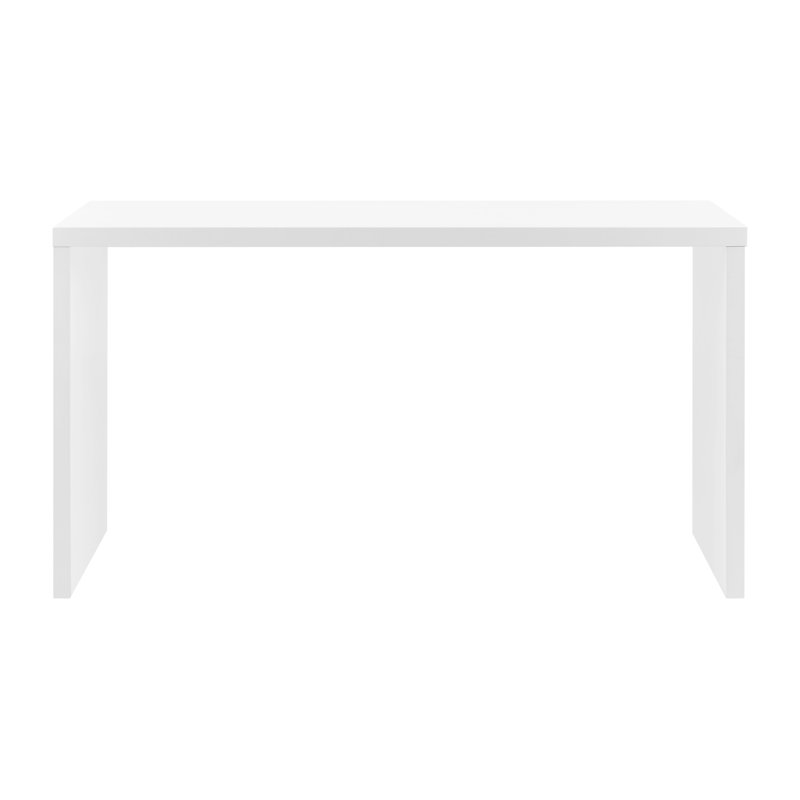 Bureau d'écriture en bois manufacturé 55,12 po Carson, Blanc