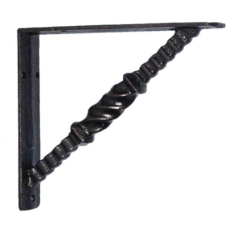 Shelf Bracket with Twisted Support