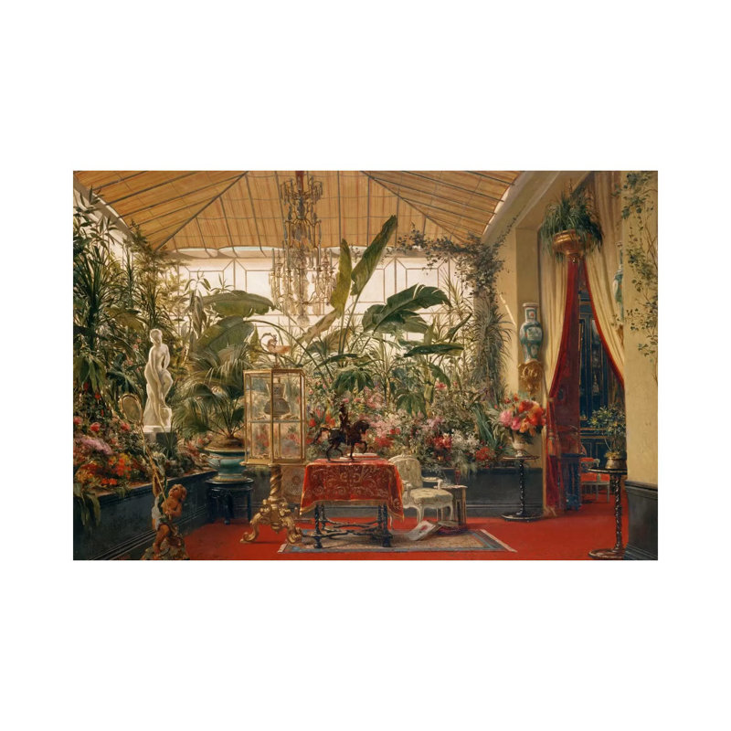 Véranda De La Princesse Mathil by Charles Giraud - Wrapped Canvas Print, 66.04 cm H x 45.72 cm W x 3.175 cm D