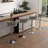 Ginko Modern Adjustable Bar Stools, Swivel Counter Stools with Upholstered Seat, Backrest, Footrest and Metal Frame for Kitchen and Home Bar （Set of 4）-898201623-879564335
