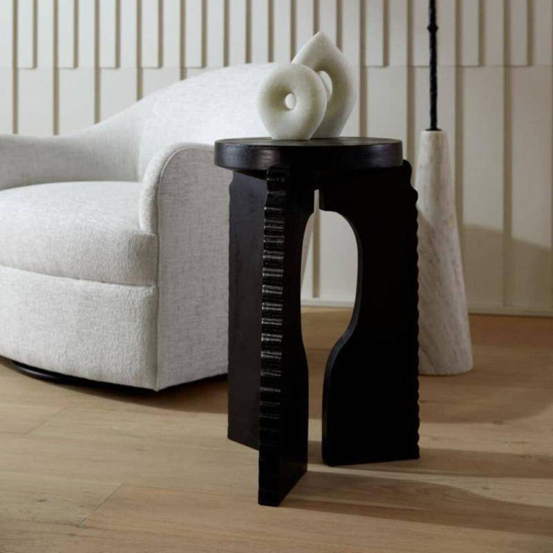 Knight Solid Wood End Table