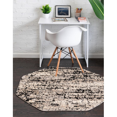 Tapis gris à motif abstrait Tucson