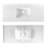 Granite Vanity Top with Integrated Backsplash–No Cabinet