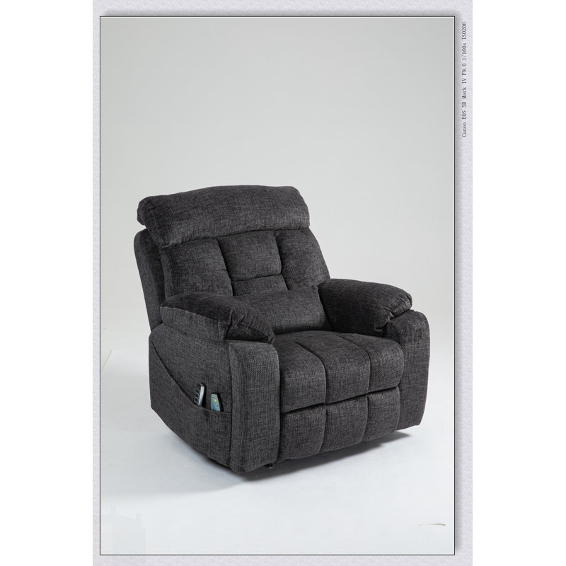 Electric Lift Recliner With Heating, Massage, And 180-Degree Tilt For Ultimate Comfort And Relaxation, Dark Brown Chenille