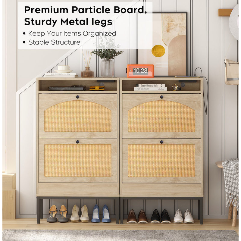 Armoire de rangement à chaussures Lydiane