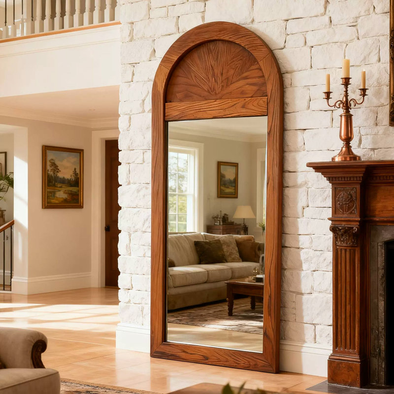 Miroir pleine grandeur arqué American American, 66.93" H x 27.56" W