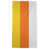 Yellow/Red-Orange/White