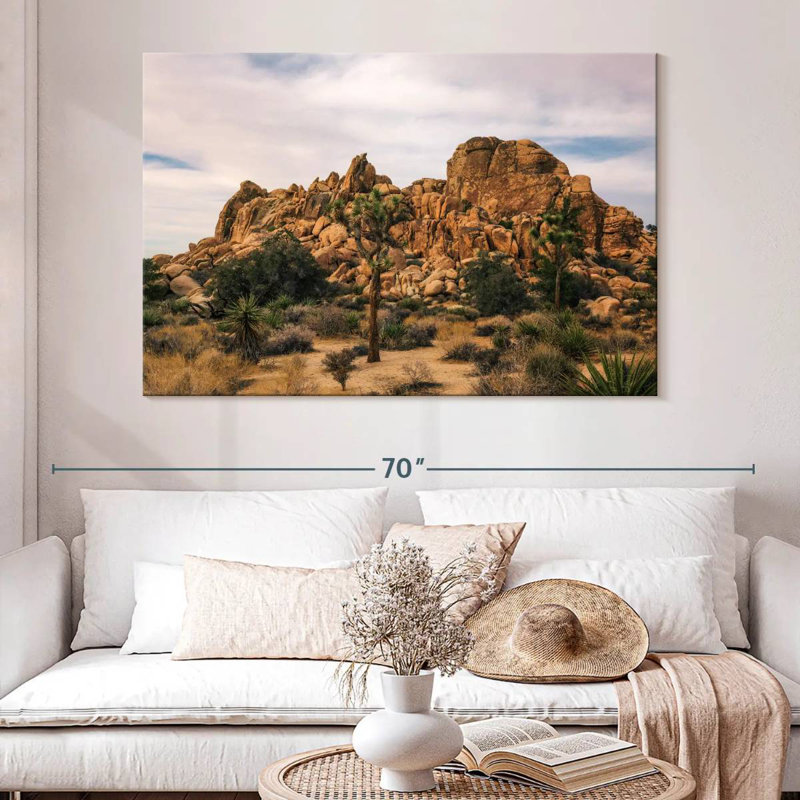 Nicci Joshua Tree, scène de désert, H 34 po x l 51 po