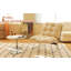 Chaise d'appoint moderne, chaise de salon confortable avec structure en métal chromé, chaises de canapé rembourrées à coussin souple pour le bureau à domicile, la chambre à coucher, la salle à manger (crème - 1 pièce)