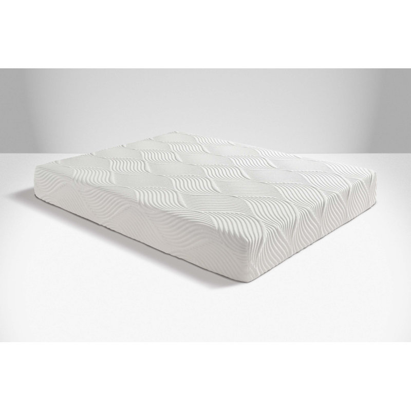 Matelas pour lit double de 10 pouces en mousse viscoélastique imprégnée de gel, Lit double