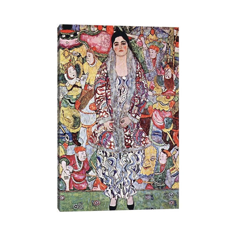 Portrait of Friederike Maria Beer 1916 by Gustav Klimt - 1 Piece Wrapped Canvas Painting, 30.48cm H x 20.32cm W x 1.905cm D